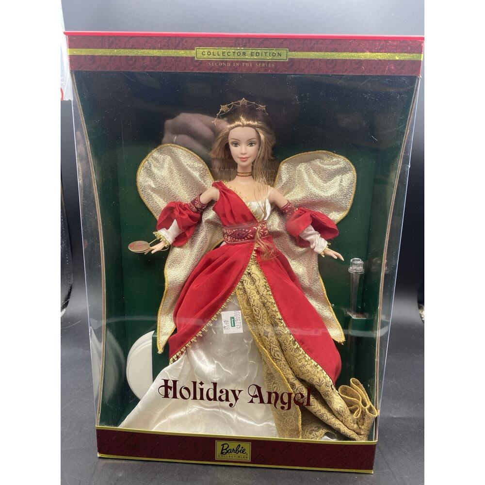 2001 Barbie Collector Edition Holiday Angel Doll #29769￼